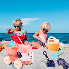 Congci Set di Giocattoli da Spiaggia per Bambini, Set di Giocattoli da Spiaggia per Bambini, Set di Attrezzi da Spiaggia da 6 Pezzi Giocattoli di Sabbia Divertimento per Bambini Strumenti da Spiaggia