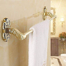 L-YINGZON Asciugamano Rack, cremagliera Mensole Bagno Scaffale Bagno Rack Gancio d'oro Rack Asta Singola Bagno Hardware Ciondolo Un Bagno Bar Bagno Rack Portasciugamani Accessori Bagno