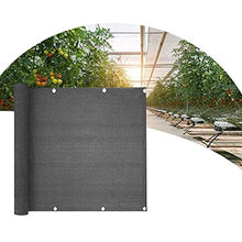 JIANFEI Balcone Frangivista Telo Privacy, Giardino A Prova di Vento Recinzione Parasole Tessere Resistente Ai Raggi UV Recinzione, 56 Dimensioni Personalizzabile (Color : Gray, Size : 2x5m)