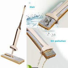 SSAYY Spray Mop Mop Autoportante Bifacciale Piatto Telescopico Comodo Manico Mop Strumento di Pulizia del Pavimento per Cucina Soggiorno