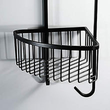 SWNN Bathroom Shelves Moderno cremagliera/cremagliera del Bagno dell'hotel del Bagno dell'Acciaio Inossidabile del Triangolo Smerlato Nero Doppio