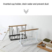 Negozio Hanks' Cucina Cremagliera Drenaggio Titolare Titolare Drenaggio Cremagliera Birra Vetro Vetro Acqua, Forma Z Disegno Del Supporto Bicchiere Capovolto For Alta Stabilità, Cremagliera Supporto D