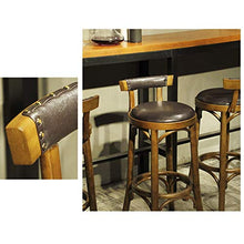 Sgabello da bar LF- Retro industriale Wind Cafe Tea Shop High Sgabelli contro la parete alti sgabelli bar tavoli e sedie Semplicità (dimensioni: 40 cm x 40 cm x 89 cm)