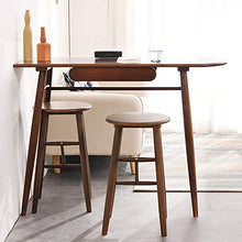 Sgabello da bar, sgabello alto per il tempo libero in legno massello per soggiorno cucina domestica, sgabello da lavoro reception bar dell'hotel, con poggiapiedi, non stanco dopo essersi seduti