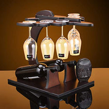LHQ-HQ Wine Rack, Vino Wine Rack Rack Forma ad Aeroplano di Legno Bottiglia di Legno Solido Rack Fashion Kitchen Bar Stand di Presentazione 2 Bottiglie di rastrelliere