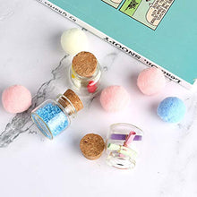 6 bottiglie di vetro da 10 ml con sughero, piccole fiale di vetro, bottiglie di stoccaggio per liquidi.