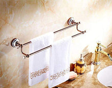PYROJEWEL Bar Parete Rail Parete Rail Rack cremagliera Gancio di Rame Doppio Ciondolo Bagno Pole Bagno Rosa lingotto d'oro da Bagno mensola da Bagno