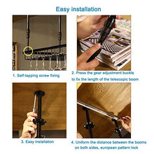 Porta bottiglie da vino Portabicchieri a calice, Portabicchieri a sospensione, Espositore da appendere in ferro battuto retrò, Mensola per decorazione a soffitto per bar / club / ristorante / cucina