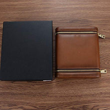 Humidars Cigar Humidor - Pelle Humidor portasigari di Viaggio Cigar Box Portatile Zip di Legno di Cedro umidificatore Cigar Humidor Gift Box/W Packaging mantenerlo Fresco .Scatola di immagazzinaggio