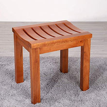 AYHa Bagno sgabello di legno di gomma panchina spogliatoio Sgabello Piazza pranzo sgabello da bagno Sgabello con impermeabile Slat Tipo Seduto Surface