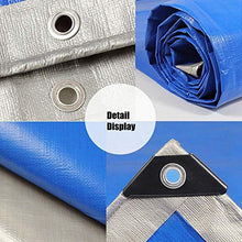 GJSN Telone Multiuso per Esterni Grande e Resistente, Telone Spesso 0,28 Mm, Parasole con Copertura Impermeabile, Adatto per Tutte Le Stagioni, per Pontei, Edilizia, Agricoltura, Industria,2X5 M