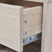 Kshzmoto Comodo Comodino per Camera da Letto in 2 Pezzi, Comodino in Particelle di Rovere Set da 2 Pezzi 36,5 x 30,5 x 38 cm (Lunghezza x Larghezza x Altezza) -con 1 cassetto