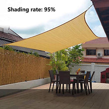 Rete ombreggiante Patio Tenda da Sole Tenda da Vela, Tenda da Sole Rettangolare Tenda da Sole 95% UV Pergola Cortile Parasole (Size : 4x4M)