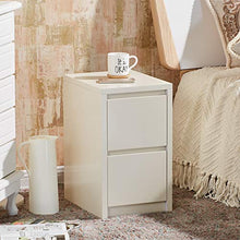 AINIYF Comodino in Legno massello Armadietto Stretto Armadietto Comodino Armadietto a Pavimento Divano Laterale (Dimensioni: 39x30x53cm) (Color : Milky White)