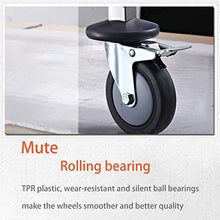 Xiao Jian- 2 Livello Pieghevole Servizio Carrello Spesa con Le unità Ruote Mensola Portatile Pieghevole Pieghevole Trasporto Heavy Duty Utility carrelli Che servono cremagliera Trolley
