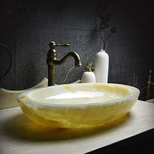 Sopra il bacino di arte del bacino del contatore Bacino di pietra del lavabo della lava di pietra della lava di pietra della lava americana creativa grande Lavabi
