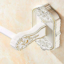 PYROJEWEL Bar Parete Rail a Parete Rack Rail Appendiabiti Un Ciondolo Cotto Anello Vernice Bianca mensola da Bagno