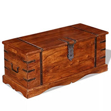 XINGLIEU Baule portaoggetti Marrone, Baule portaoggetti in Legno, Tavolo supplementare, 90 x 40 x 40 cm
