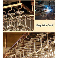 IAIZI Retro Rack Calici, Bronzo Holder Soffitto Bottiglia del Vino Pendenti Montata Cremagliera del Vino del Metallo Calice Decorazioni Vino Mensola di Esposizione (Size : 90×35cm)