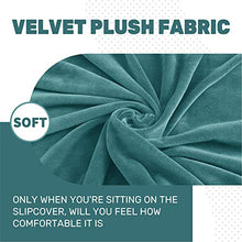 DAPAIZI Copridivano in Velluto Spesso, Copridivano Oversize Antiscivolo Super Elasticizzato per Fodera per Divano per Animali Protezione Elastica per Mobili. (Green,4 Seater)