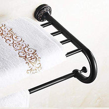 L-YINGZON Asciugamano Rack, A Parete Rail Bagno cremagliera Bagno cremagliera Rack Appendiabiti Bagno Muro cremagliera Appeso Bagno di Rame mensola Doccia cremagliera Portasciugamani Accessori Bagno