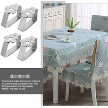 Gadpiparty 2 Pezzi Clip per Tovaglia Fiore Clip per Tavolo da Picnic Clip per Tovaglia in Acciaio Inox Flessibile Morsetti per Tovaglie Ideali per Picnic Tendoni Matrimoni Festa di Laurea 3