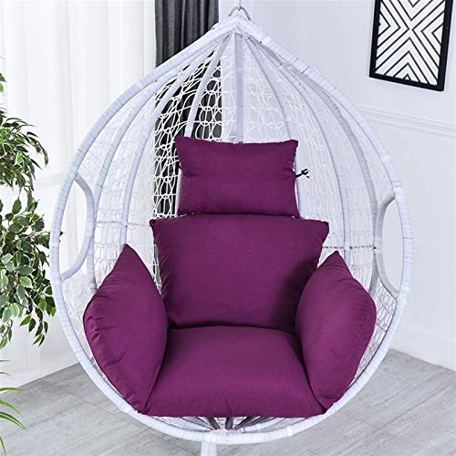 Cuscino per Sedia Cesto Appeso Altalena Rimovibile Culla Amaca Schienale Esterno da Ufficio Supporto Lombare (Colore: Grigio)