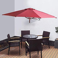 YTO Ombrellone, utilizzato per ombrellone da Giardino a Parete da Esterno, ombrellone inclinabile da Balcone, Alluminio, 220 cm