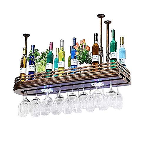 Portabottiglie Da Parete In Metallo Porta Bottiglie E Vetro Portabottiglie Per Vino - Portabottiglie Minimalista Moderno E Leggero In Europa, Supporto Calice Sospeso