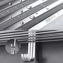 AINIYF Bagno Bagno Doccia Mensola Organizzatore a Parete in Acciaio Inox Punch Libera del chiodo-Colla Libera Drain Hook (Dimensioni: 70x16x10cm)