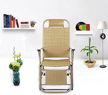 CDFC Giardino PE Rattan Sedia reclinabile Sedia Lounger Sedia Pranzo Break Siesta Bed Lazy Beach Sedia della Spiaggia della Spiaggia Mobili da Giardino con braccioli Leva 6 Multifunzion
