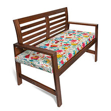Celina Digby® - Cuscino impermeabile a 3 posti, con imbottitura in schiuma morbida (144 x 54 x 6 cm), motivo floreale