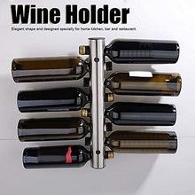 Portabottiglie da Parete, Portabottiglie per vino rosso verticale a parete in acciaio inossidabile per vino per forniture da bar per uso domestico(scheggia)