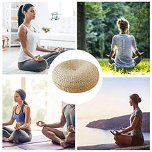 Cuscino Da Terra Rotondo Tatami Intrecciato Cuscino Da Terra Rotondo Cuscino Da Pavimento Stile Giapponese Handcrafted Cuscino Imbottito Piatta Da Seduta In Paglia Ecologica Traspirante Per Meditazion