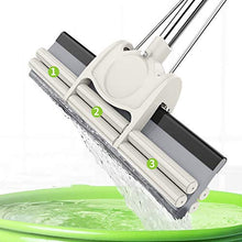 SSAYY Spray Mop Mop di Plastica Multiuso in Cotone in Acciaio Inossidabile Rullo di Spremitura Lavaggio A Mano Senza Acqua Mop per Pulizia del Pavimento