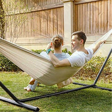 Doppia Amaca Macrame Tree Hammock Altalena Net Chair 450lbs Letto per Due Persone per Cortile Balcone Patio Giardino Esterno e Interno