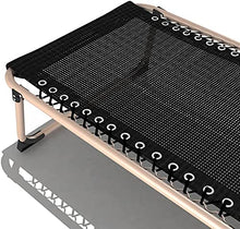 CDFC Rafforzimento Letto Pieghevole Single Mesh Pieghevole Bed Black Bed Break Pranzo Pranzo Pranzo Siesta Letto Reclinabile Letto da Letto Letto da Letto Aperto Letto per Ufficio Atto