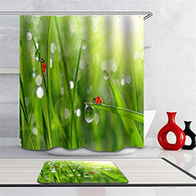 LIYAN Combinazione Bagno. Immagini Chiare E Colori Vivaci Rendono Il Tuo Bagno Pieno di Vita. Accessori da Bagno. Luce del Sole. Foglie Verdi. Coccinella.