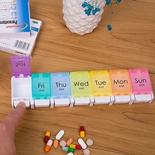 SUPVOX Porta pillole Pillola Organizzatore settimanale Scatola per 7 giorni Supplementi per farmaci da viaggio