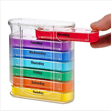 LPOQW - Contenitore per pillole per 7 giorni, per medicinali, design a prova di umidità, per borsa e tasche per la casa e i viaggi