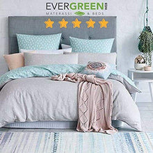 Evergreenweb - Correttore Materasso in Lattice Matrimoniale 160x190 Alto 7 cm, Topper Letto, Coprimaterasso Imbottitura Fiocco 100% Effetto Piuma Morbido, Futon Ortopedico, Fodera Antiacaro LATEXMED