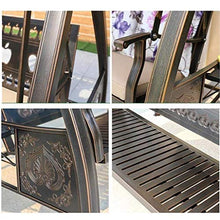 DGHJK Altalene da Esterno per Adulti con Cuscini e baldacchino, Altalena da Portico Sedia da Esterno Altalena Panca da Esterno Adatta per Patio, Giardino, Bordo Piscina, Balcone