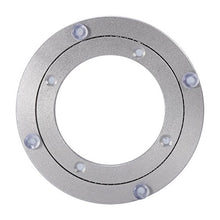 Niunion Cuscinetto da Tavolo, Heavy Duty in Lega di Alluminio con Cuscinetto Rotante Giradischi Tavolo da Pranzo Rotondo Piastra Girevole Liscia(4in)