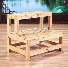 XD Sgabello da Bagno Sgabello in Legno Sgabello da Bagno Impermeabile Sgabello da Doccia Color Caramello Sgabello Rettangolo Seduta Sgabello Cambia Panca Sgabello da Pranzo a Forma di Sgabello