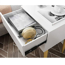 Comodino, Comodino Comodino con 2 Bagagli cassetto Singolo Comodino Gabinetto scandinavo Style Mobili Camera da Letto Pratico e Versatile (Color : White, Size : 40x41.5x59cm)