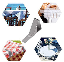 Tovaglia Clip in Acciaio, Gadget Molla Fermatovaglia, Acciaio Inossidabile, Argento, per Outdoor Picnic Party, Clip Holder 30 Pezzi, Tablecloth Clip Regolabile, Porta tovaglie