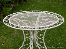 Tavolo da Giardino Nostalgia Tavolo da bistrò Tavolo Ferro Antico Stile 100
