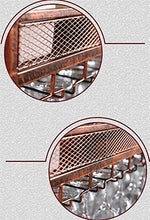 Portabottiglie per vino Wine Bar Bar Portabicchieri per vino Sospensione per vassoio per vino Creativo Portabottiglie per vino continentale Appeso a parete industriale Portabottiglie Decorazione Por
