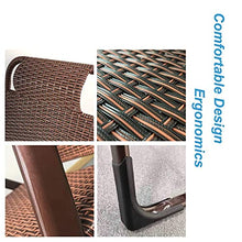 JFFFFWI Sedia Pieghevole Zero Gravity Sedia da Giardino reclinabile in Rattan, Sedia reclinabile con Blocco Zero Gravity Soggiorno Giardino Prato, Sedia da Giardino Pieghevole Sedia a Sdraio per EST