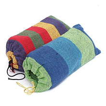 Yhjkvl Amaca da campeggio doppia grande amaca da campeggio in tela da appendere letto da giardino, da viaggio, spiaggia all'aperto